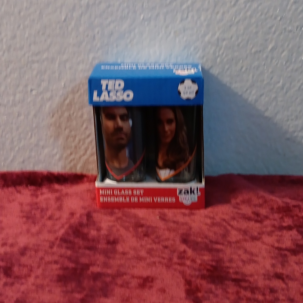 New Set Ted Lasso Shot Glasses